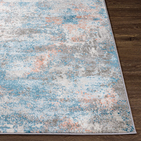 Enfield 108 X 79 inch Teal Rug in 7 x 9, Rectangle