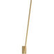 Lever LED 4.5 inch Brushed Gold Wall Sconce Wall Light