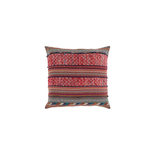 Marrakech 30 X 30 inch Bright Pink/Camel/Clay/Cream/Violet Pillow Kit