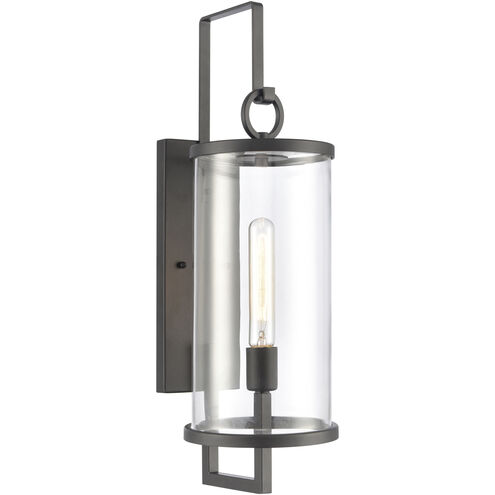 Hopkins 1 Light 24 inch Charcoal Black Outdoor Wall Sconce