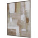 Established Grounds Rust and Beige and Orange and White Canvas
