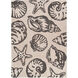 Cosmopolitan 156 X 108 inch Beige, Charcoal Rug