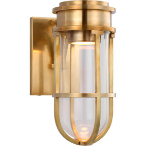 Chapman & Myers Gracie LED 4.75 inch Antique-Burnished Brass Bracketed Sconce Wall Light