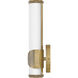 Femi LED 4.75 inch Lacquered Brass Bath Light Wall Light