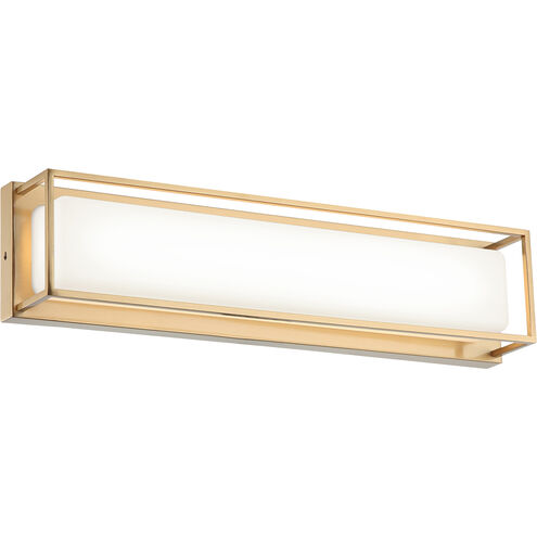 Matteo Lighting Thornstone LED Aged Gold Brass Wall Sconce Wall Light S13418AG - Open Box