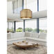 Harlech 4 Light 32.5 inch Rubbed Brass Chandelier Ceiling Light