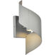 Raine 13 inch Silver Outdoor Wall Light