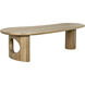 Harvey 67 X 28 inch Washed Walnut Coffee Table