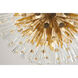 Canada 30 Light 36 inch Brass Chandelier Ceiling Light