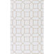 Lagoon 36 X 24 inch Neutral and Neutral Indoor Area Rug, PET Yarn