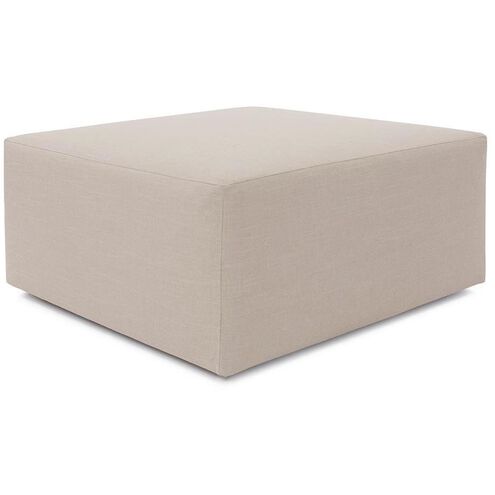 Universal 18 inch Natural Ottoman, 36in Square, The Linen Collection