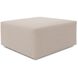 Universal 18 inch Natural Ottoman, 36in Square, The Linen Collection