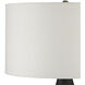 Brigadier 66 inch 150 watt Antique Brass and Black and Whitewash Floor Lamp Portable Light