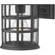 Freeport Outdoor Wall Mount Lantern in Black, Medium