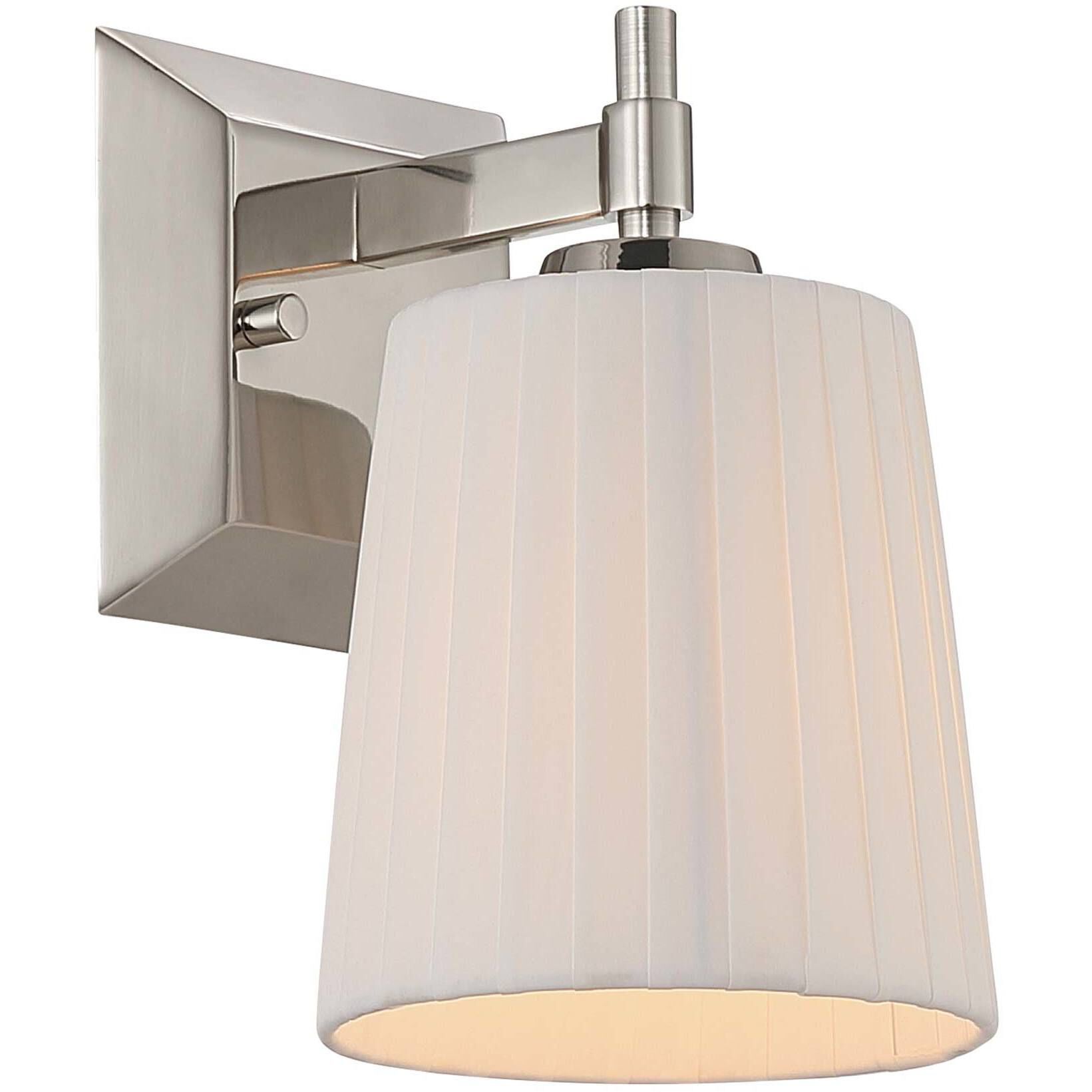 Yep Brilia 1 Light 5.5 inch Polished Nickel Wall Sconce Wall Light