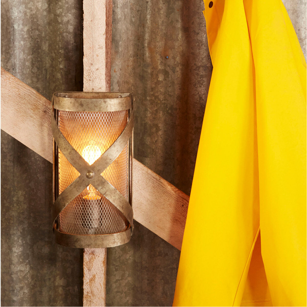 Byzantine 1 Light 7 inch Graphite Wall Sconce Wall Light