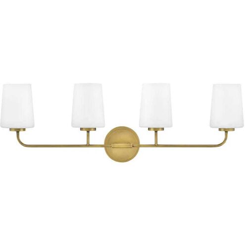 Kline LED 33 inch Heritage Brass Bath Light Wall Light
