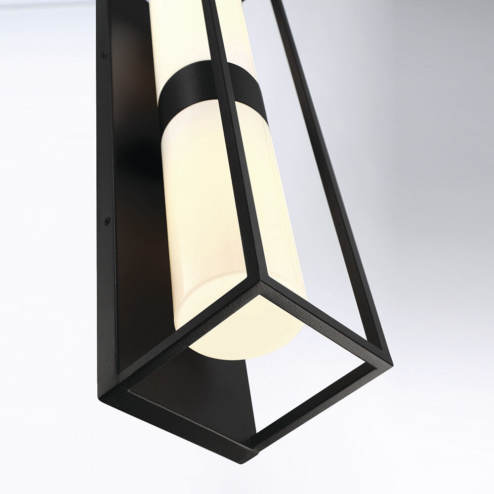 Ren 2 Light 23.25 inch Black Outdoor Wall Sconce