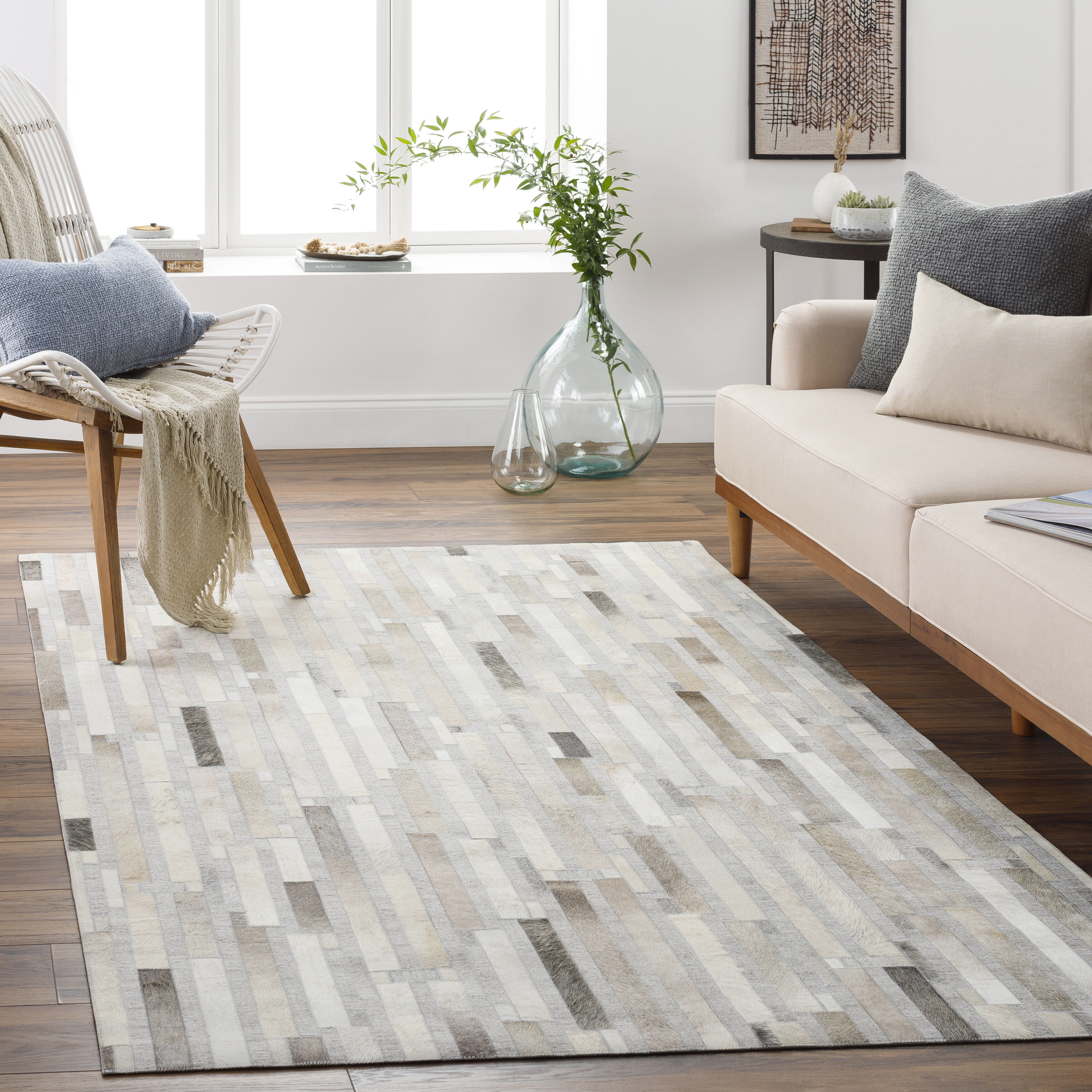 Medora 96 X 96 inch Light Brown Rug in 8 Ft Square, Square