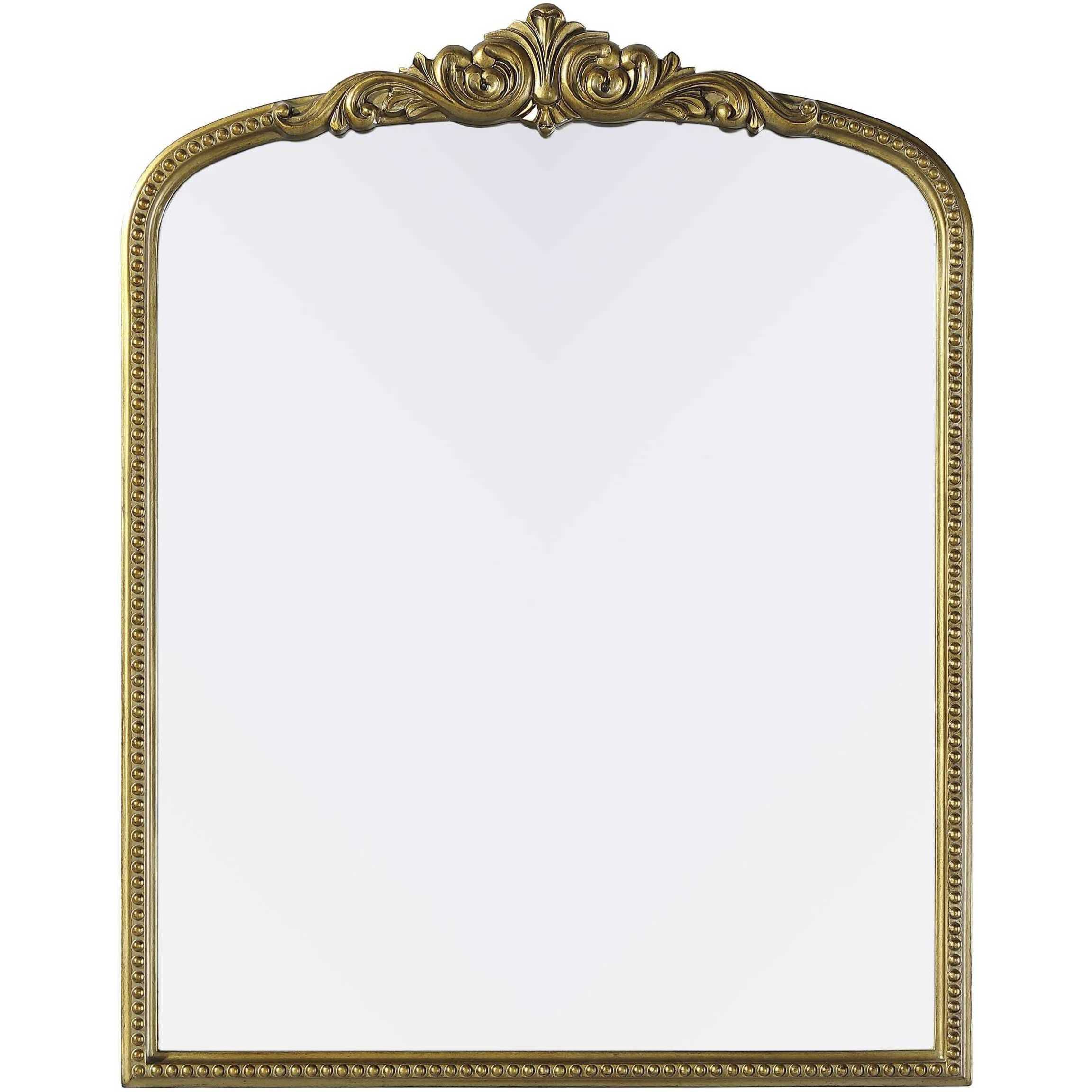 Naomi 42 X 33 inch Antique Brass Mirror