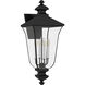Farley 4 Light 30.5 inch Matte Black Outdoor Wall Lantern