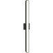 Atticus LED 35.43 inch Matte Black Bathroom Wall Light