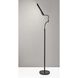 Zane 56.5 inch 10.00 watt Black Floor Lamp Portable Light, with Smart Switch