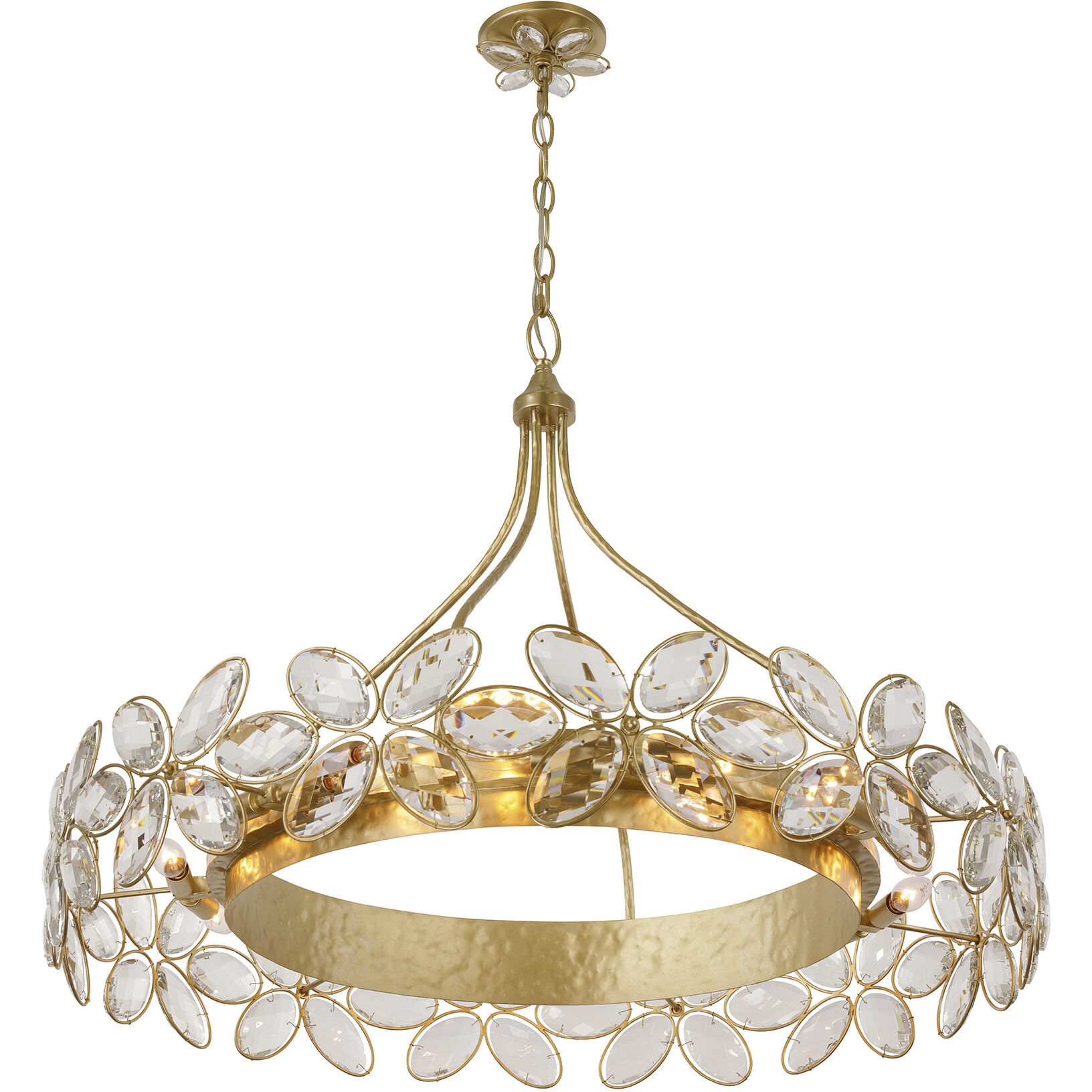 Marbella 14 Light 36 inch Gold Shimmer Chandelier Ceiling Light