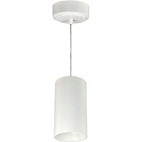 iLENE LED 4 inch White with White Cable Mount Mini Cylinder Ceiling Light in 1500, 2700K