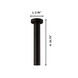 Tortoreto LED 2.36 inch Matte Black Tubular Flush Mount Ceiling Light