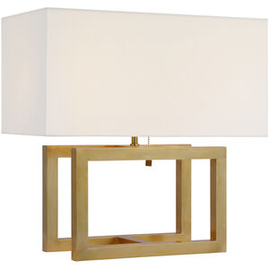 Paloma Contreras Galerie 18.25 inch 15.00 watt Hand-Rubbed Antique Brass Table Lamp Portable Light, Medium