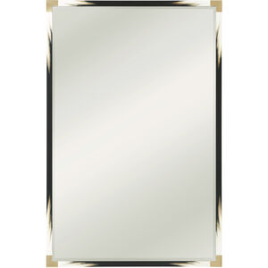 Theodore Alexander 82 X 54 inch Black Lacquer Floor Mirror, Large