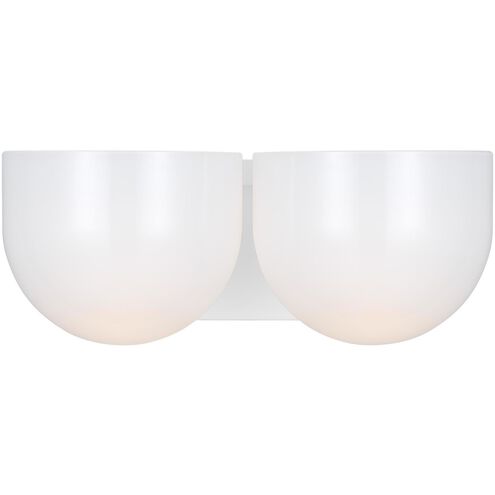 Christiane Lemieux Cheverny 2 Light 13.25 inch Matte White Vanity Light Wall Light