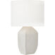 Hable Sybert 27.5 inch 9.00 watt Matte White Ceramic Table Lamp Portable Light