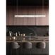 Reuben LED 40 inch Aged Brass Horizontal Pendant Ceiling Light