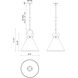 Alora Mood Emerson 1 Light 18 inch Matte Black and Aged Gold Pendant Ceiling Light