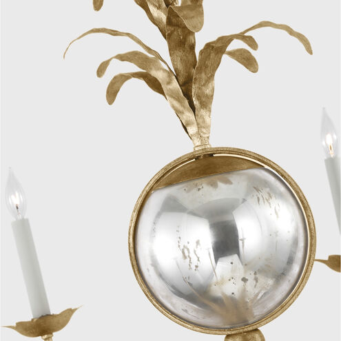 Chapman & Myers Gramercy LED 50.25 inch Gilded Iron Wide Chandelier Ceiling Light, Grande