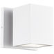 Kubular 1 Light 5 inch Matte White Wall Sconce Wall Light