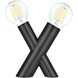 Temora 7 inch 30 watt Matte Black Table Lamp Portable Light