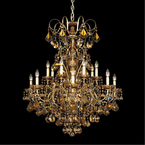 New Orleans 14 Light 32 inch Black Pearl Chandelier Ceiling Light in Heritage
