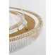 C&M by Chapman & Myers Pierce 1 Light 30 inch Burnished Brass Chandelier Ceiling Light
