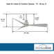 Simple 44 inch Silver Outdoor Ceiling Fan