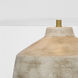 Amber Lewis Lillis 27.25 inch 15.00 watt Waxed Bisque Ceramic Table Lamp Portable Light, Large