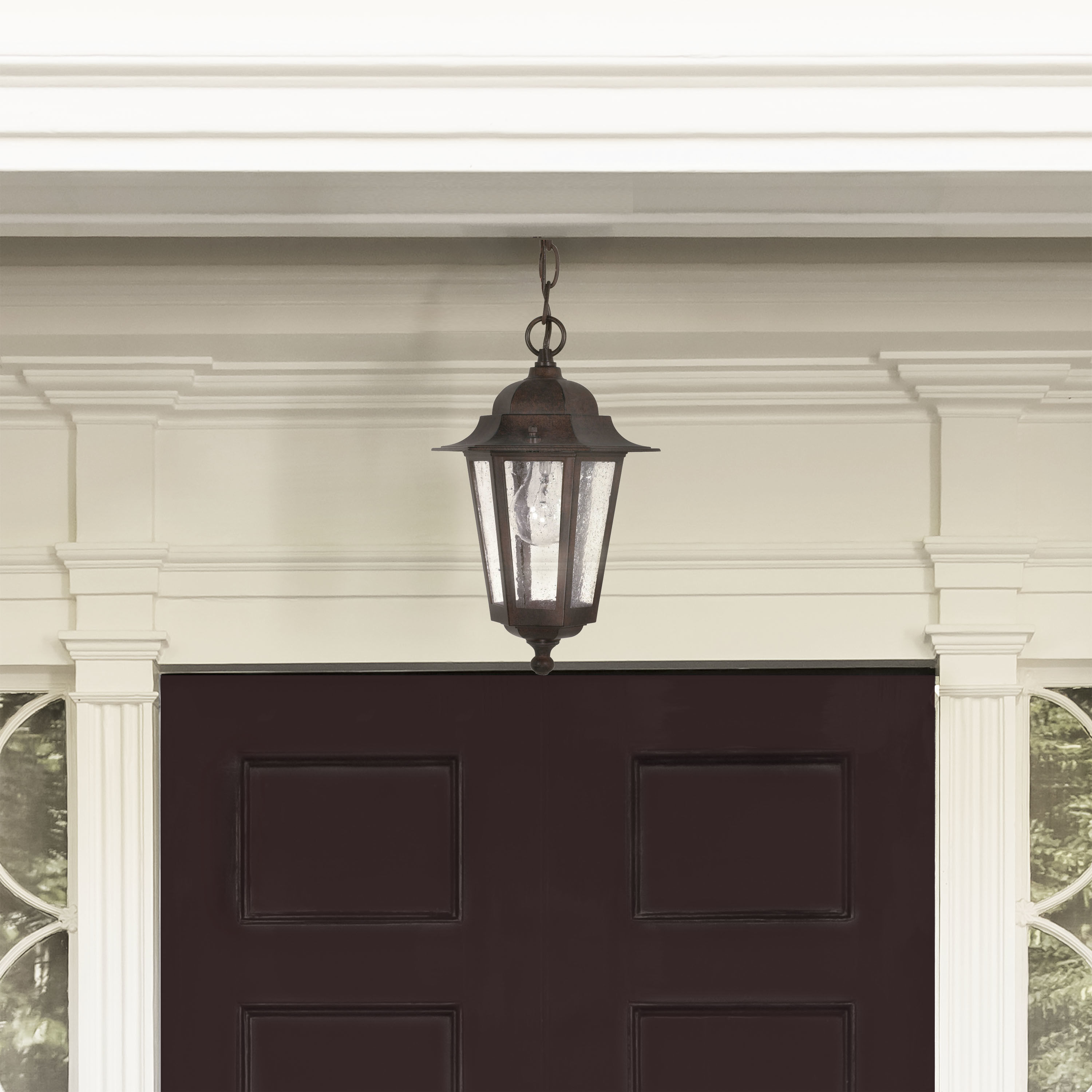 Cornerstone 1 Light 7 inch Old Bronze Outdoor Hanging Lantern
