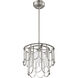 Melody 1 Light 15 inch Brushed Polished Nickel Pendant Ceiling Light