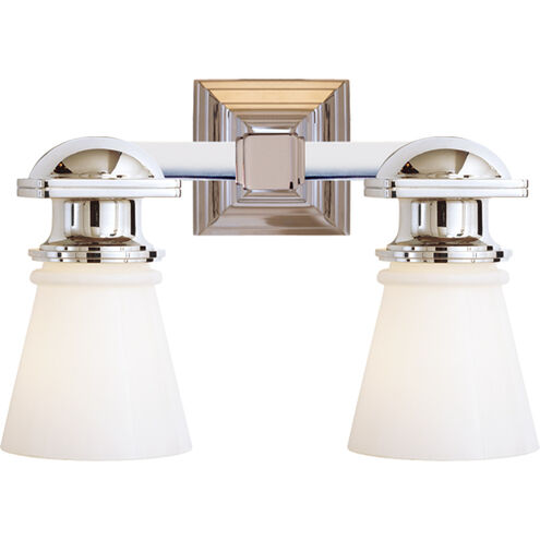 Chapman & Myers Ny Subway 2 Light 14.00 inch Bathroom Vanity Light