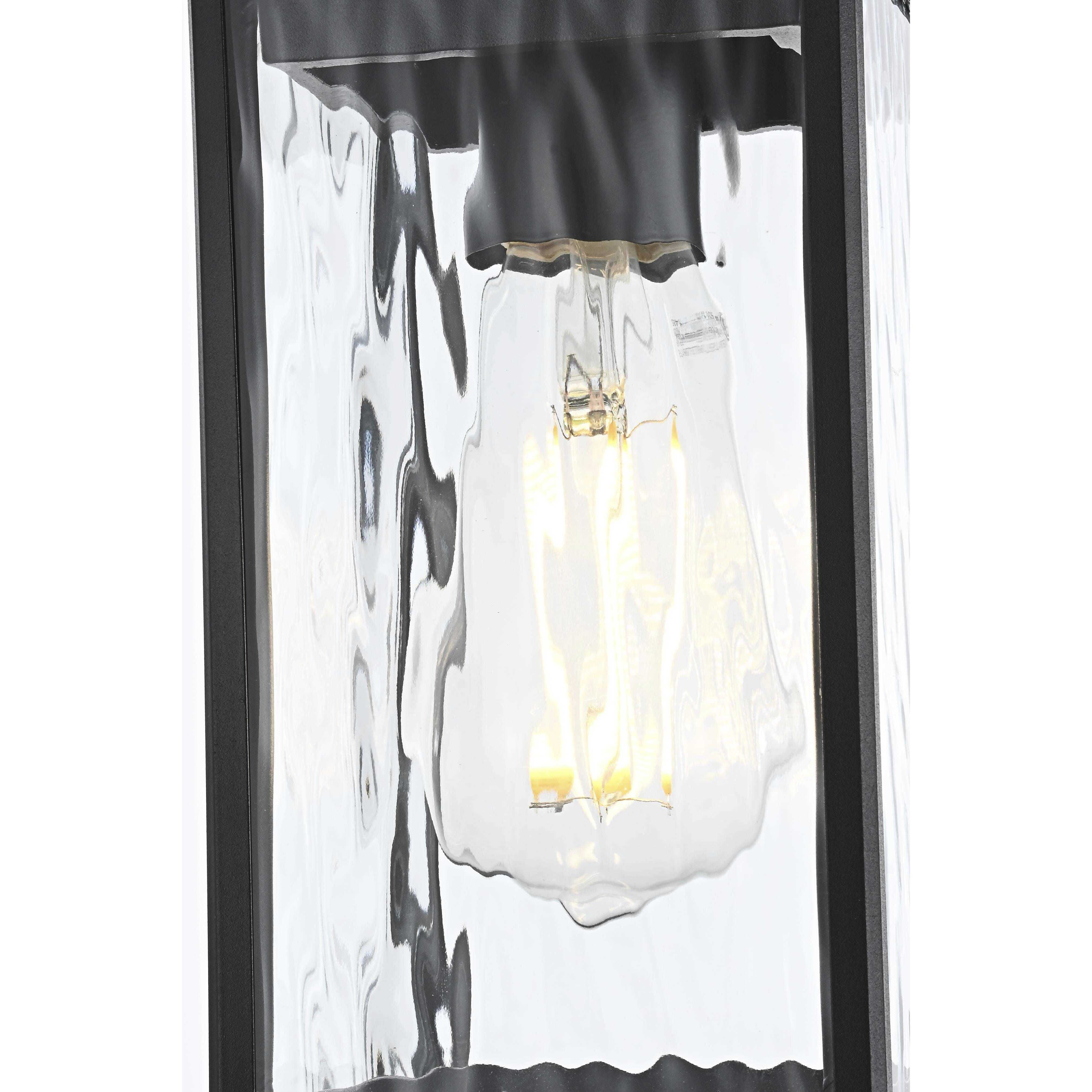 Mascher 1 Light 5 inch Black Outdoor Pendant