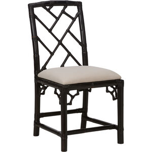 Chippendale Black and White/Cream Chair