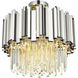 Willow 4 Light 16 inch Chrome Flush Mount Ceiling Light
