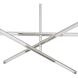 Overture LED 24 inch Polished Nickel Chandelier Ceiling Light
